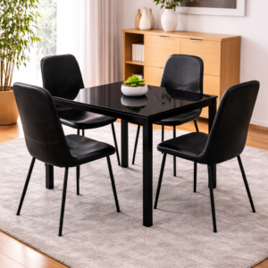 Glass Dining Table Set