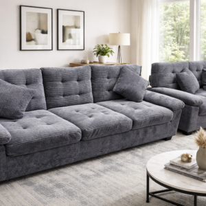 Corduroy Sofa Set