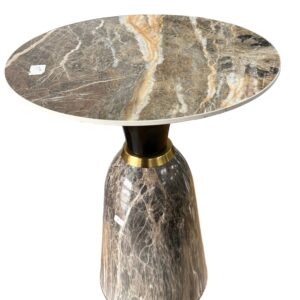 Marble Style Side Table